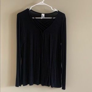 Black long sleeved shirt
